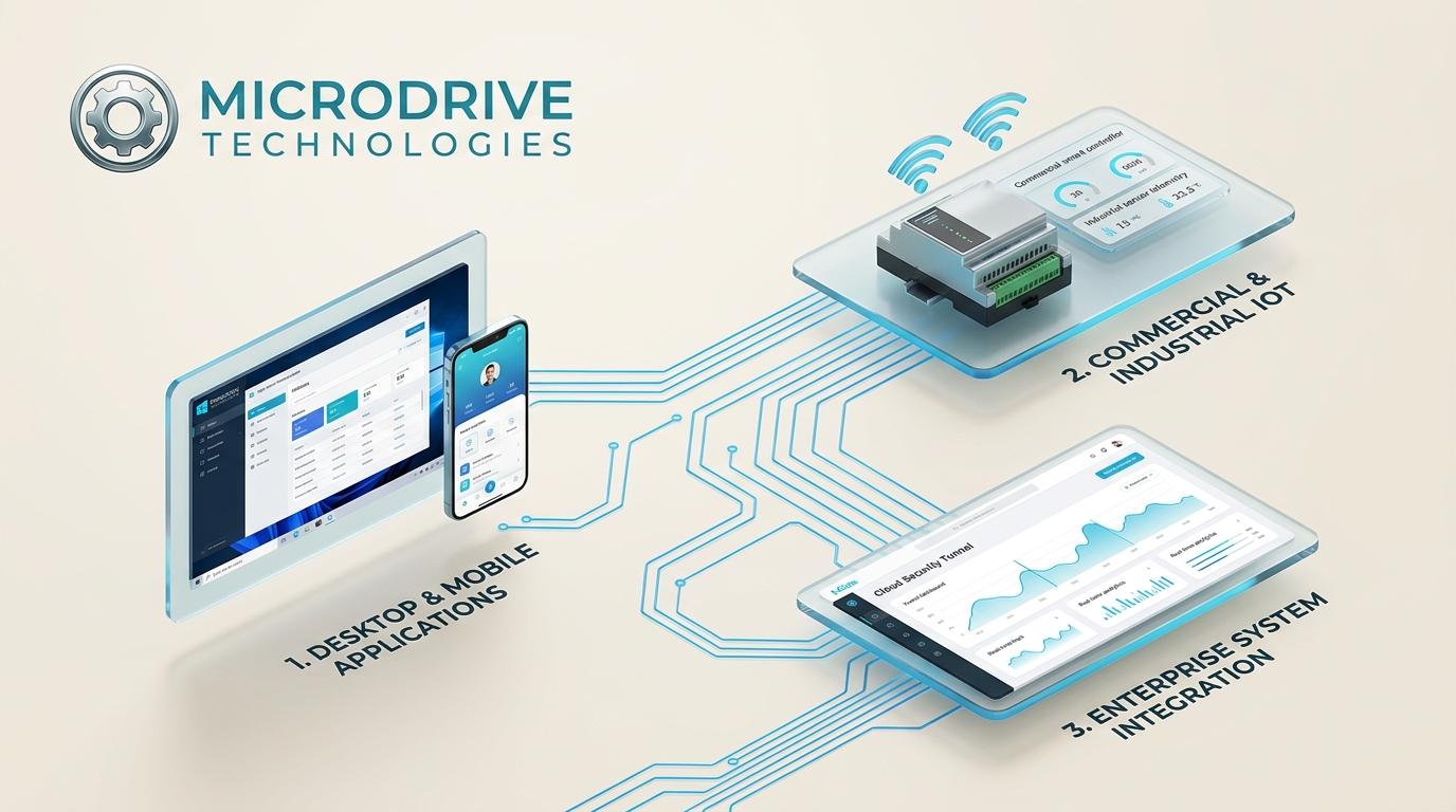 Microdrive Technologies Suite 3D Graphic